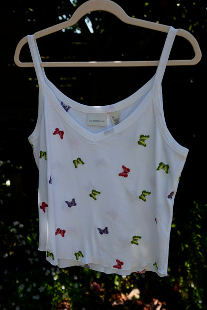 Vintage Liz Claiborne Butterfly Tank