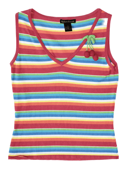 Vintage Rainbow Cherry Tank