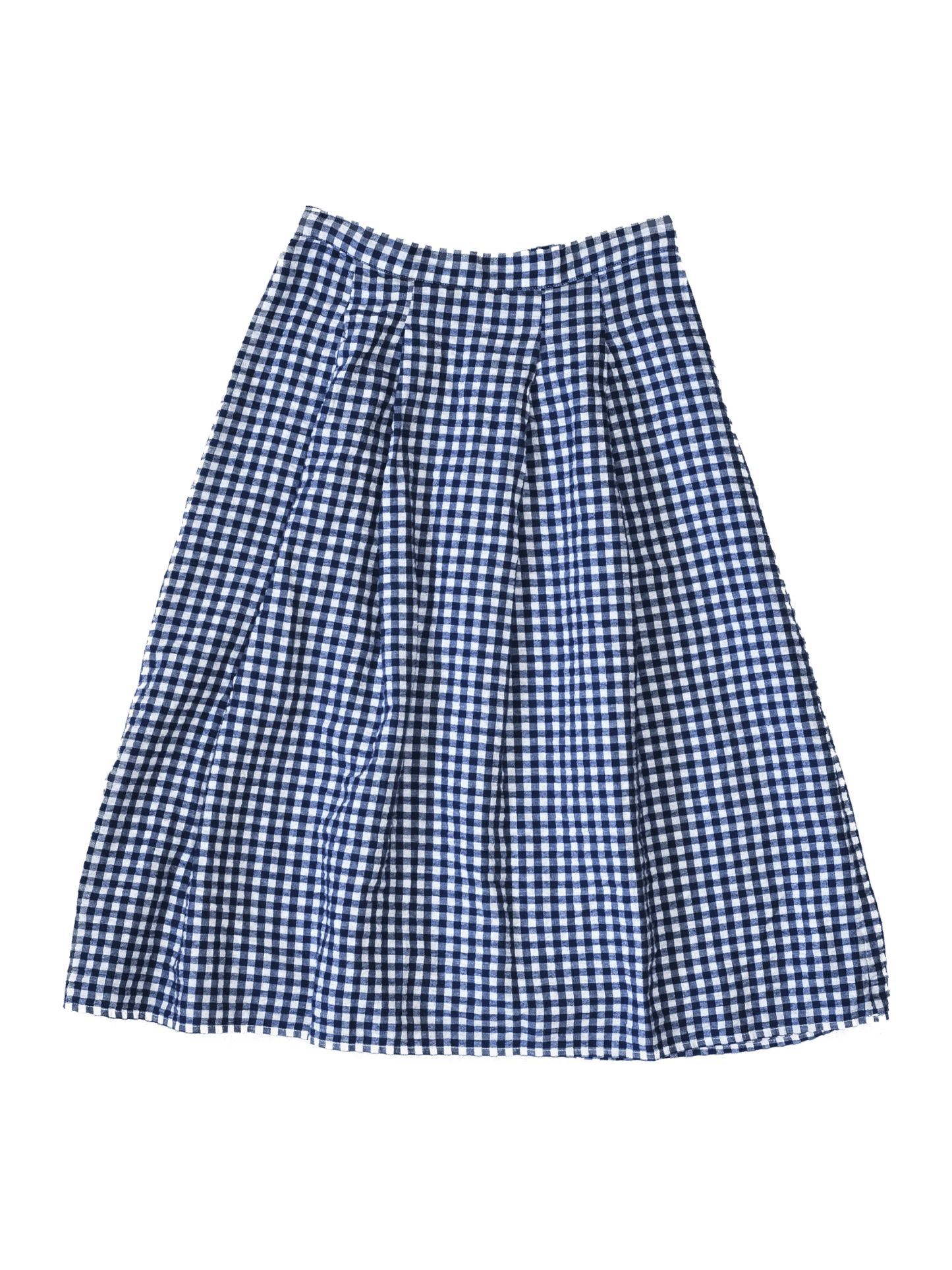 Banana Republic Blue Gingham Skirt