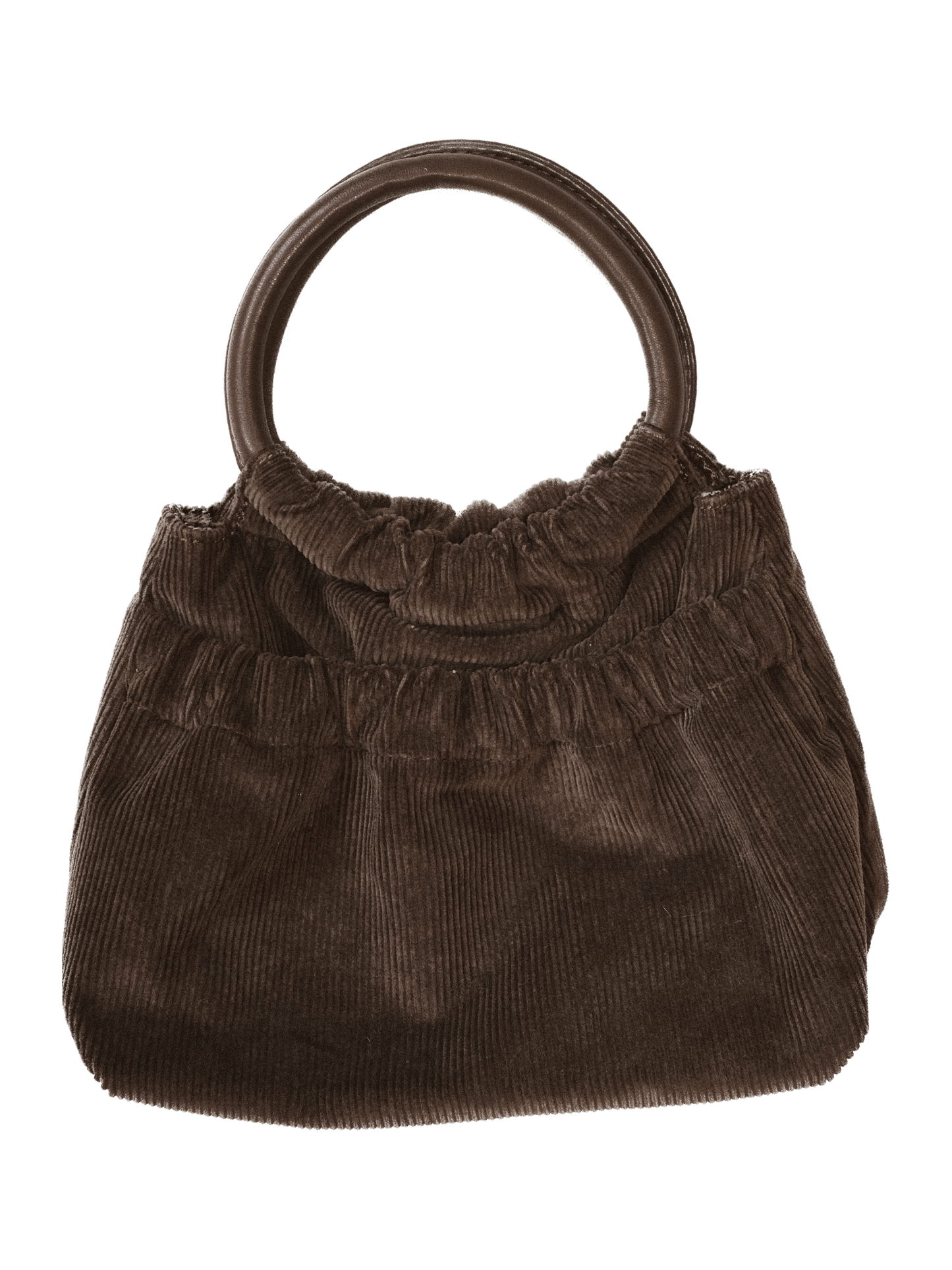 Chocolate Corduroy Purse