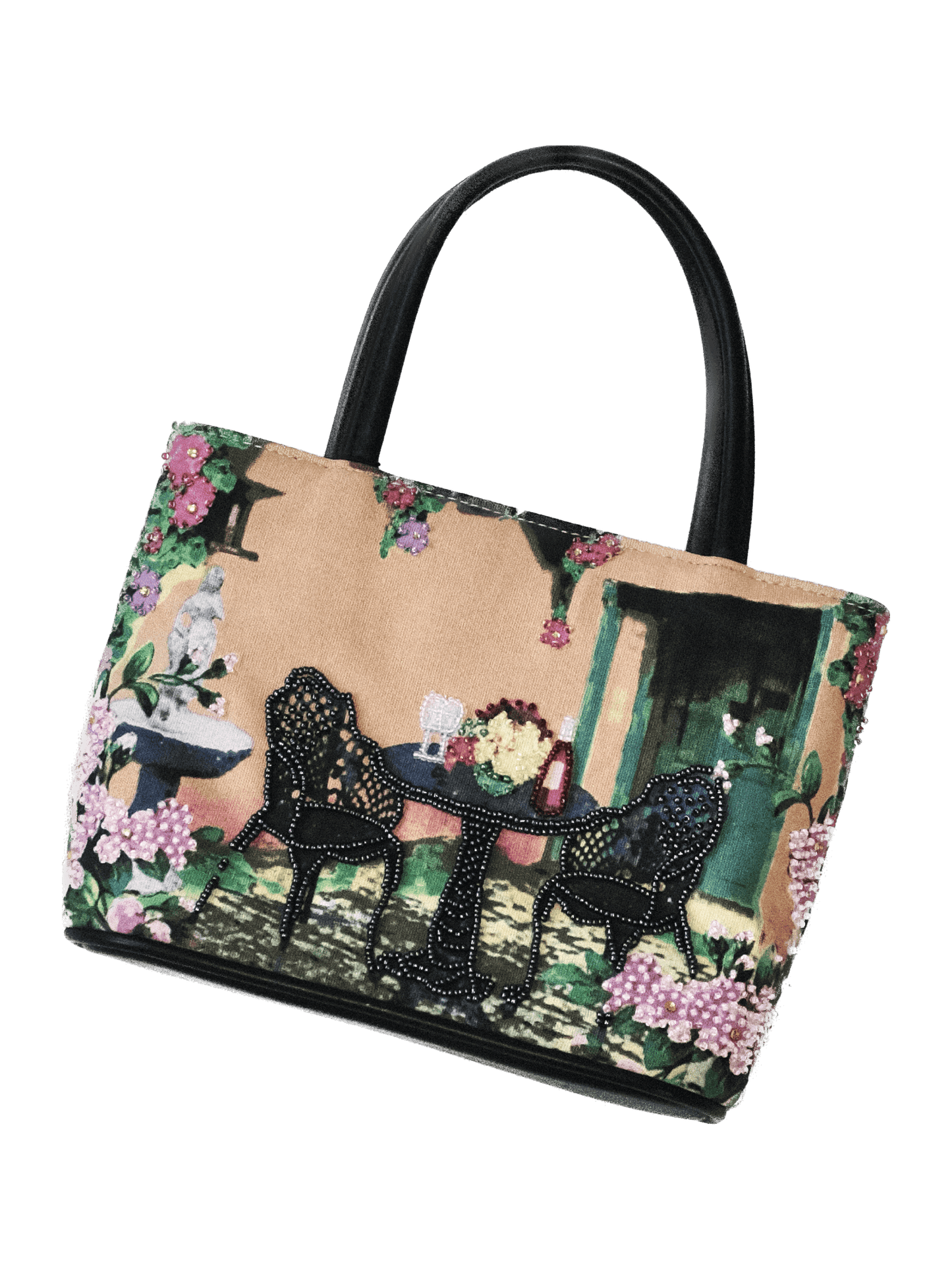 Al Fresco Vino Beaded Handbag