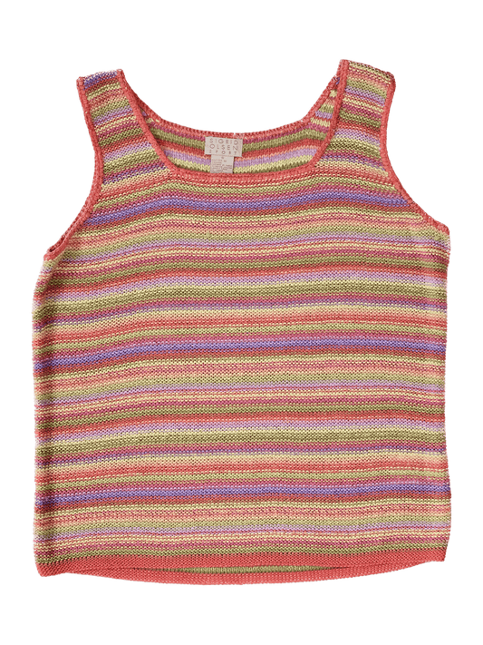 Vintage Rainbow Knit Tank